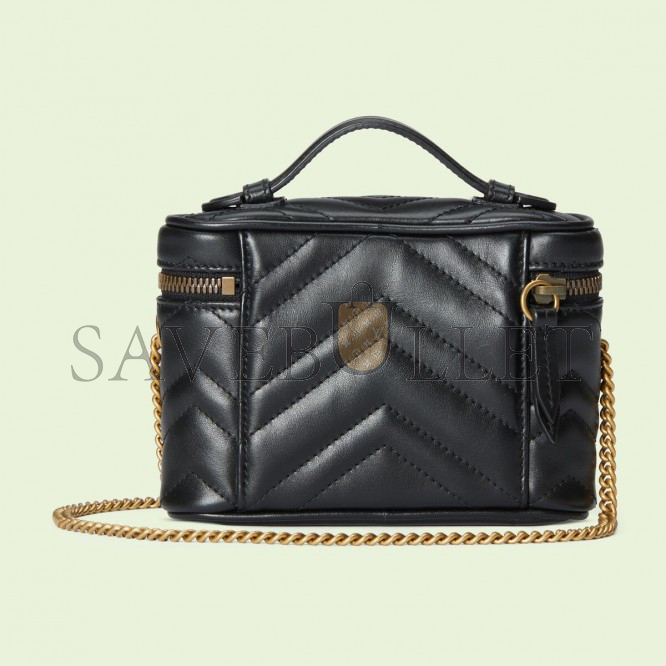 GUCCI GG MARMONT MINI TOP HANDLE BAG 699515 (6.3*4.1*5.9cm) GUCCI GG MARMONT MINI TOP HANDLE BAG 699515 (6.3*4.1*5.9cm)